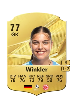 Winkler - 77 - Rare EA FC 27 card