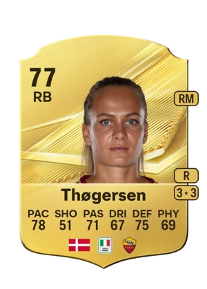 Thøgersen - 77 - Rare EA FC 27 card