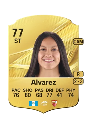 Álvarez - 77 - Rare EA FC 27 card