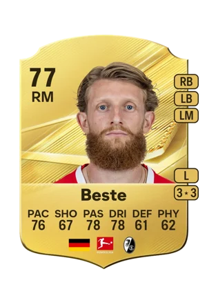 Beste - 77 - Rare EA FC 27 card