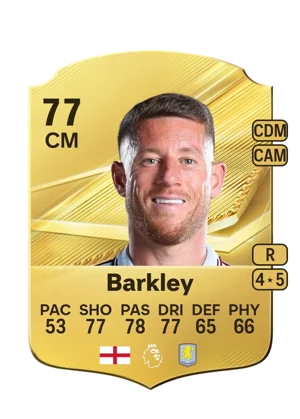 Barkley - 77 - Rare EA FC 27 card