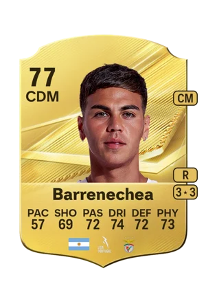 Barrenechea - 77 - Rare EA FC 27 card