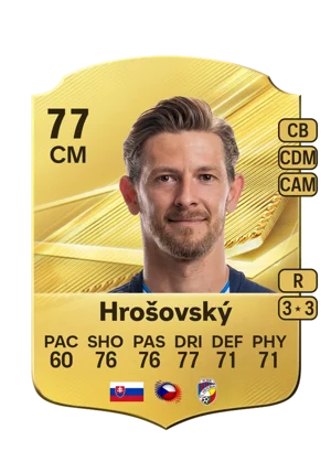 Hrošovský - 77 - Rare EA FC 27 card