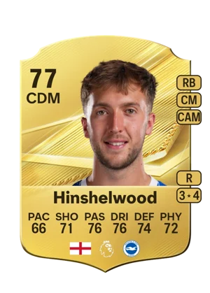 Hinshelwood - 77 - Rare EA FC 27 card