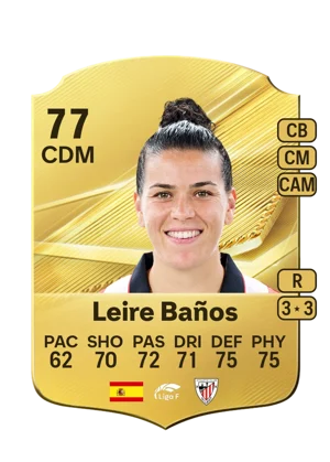 Leire Baños - 77 - Rare EA FC 27 card
