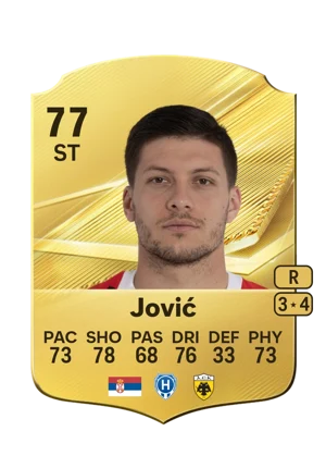 Jović - 77 - Rare EA FC 27 card