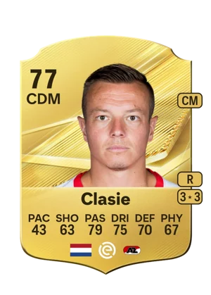 Clasie - 77 - Rare EA FC 27 card