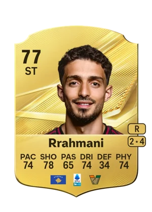 Rrahmani - 77 - Rare EA FC 27 card
