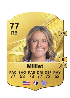 Milliet - 77 - Rare EA FC 27 card
