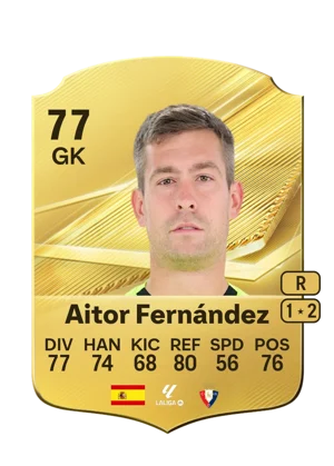 Aitor Fernández - 77 - Rare EA FC 27 card