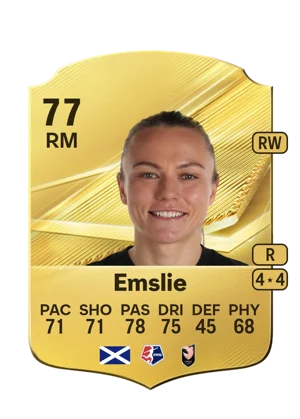 Emslie - 77 - Rare EA FC 27 card
