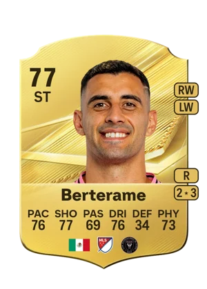Berterame - 77 - Rare EA FC 27 card