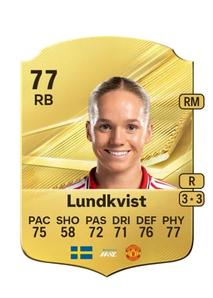 Lundkvist - 77 - Rare EA FC 27 card