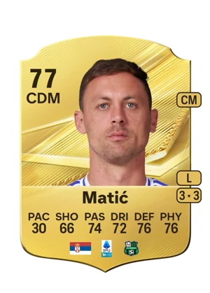 Matić - 77 - Rare EA FC 27 card