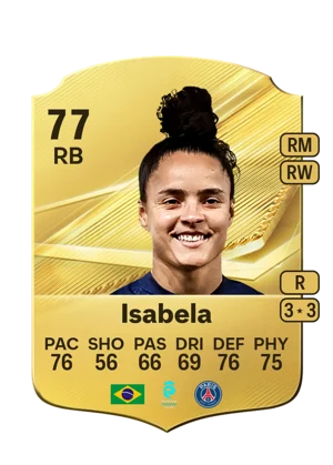 Isabela - 77 - Rare EA FC 27 card