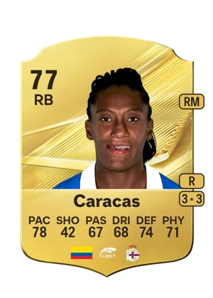 Caracas - 77 - Rare EA FC 27 card