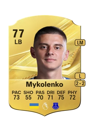 Mykolenko - 77 - Rare EA FC 27 card