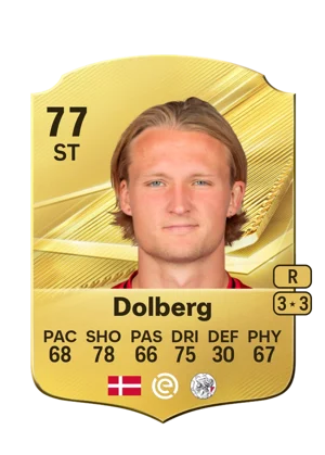 Dolberg - 77 - Rare EA FC 27 card