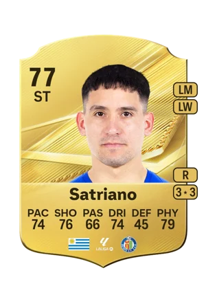 Satriano - 77 - Rare EA FC 27 card