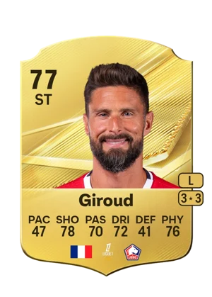 Giroud - 77 - Rare EA FC 27 card