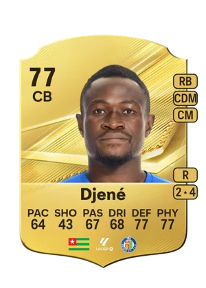 Djené - 77 - Rare EA FC 27 card