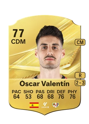 Óscar Valentín - 77 - Rare EA FC 27 card