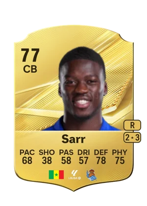 Sarr - 77 - Rare EA FC 27 card