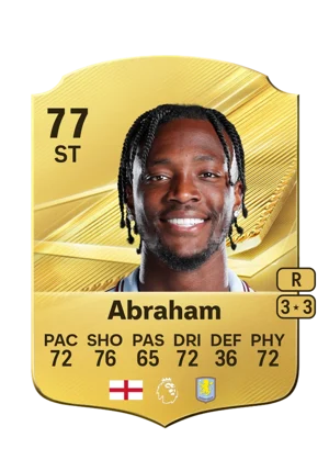 Abraham - 77 - Rare EA FC 27 card