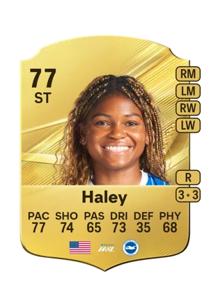 Haley - 77 - Rare EA FC 27 card