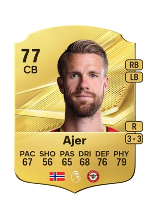 Ajer - 77 - Rare EA FC 27 card
