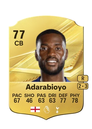 Adarabioyo - 77 - Rare EA FC 27 card