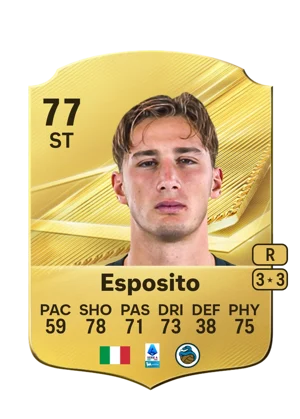 Esposito - 77 - Rare EA FC 27 card