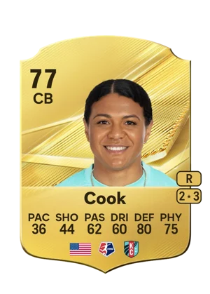 Cook - 77 - Rare EA FC 27 card