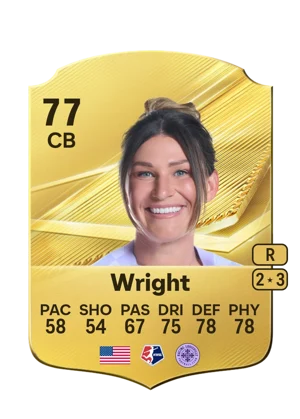 Wright - 77 - Rare EA FC 27 card
