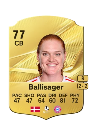 Ballisager - 77 - Rare EA FC 27 card