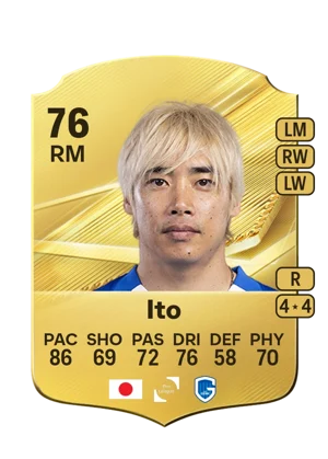 Ito - 76 - Rare EA FC 27 card