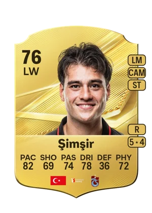 Şimşir - 76 - Rare EA FC 27 card