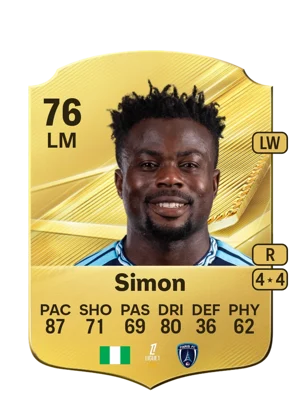 Simon - 76 - Rare EA FC 27 card