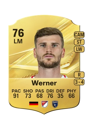 Werner - 76 - Rare EA FC 27 card
