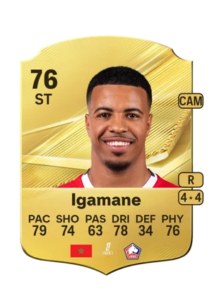 Igamane - 76 - Rare EA FC 27 card