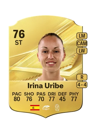 Irina Uribe - 76 - Rare EA FC 27 card