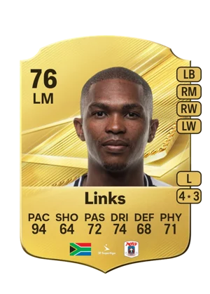 Links - 76 - Rare EA FC 27 card