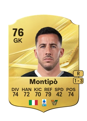 Montipò - 76 - Rare EA FC 27 card