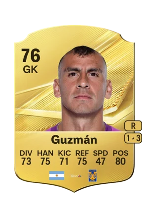 Guzmán - 76 - Rare EA FC 27 card