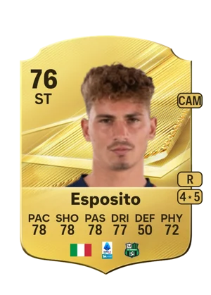 Esposito - 76 - Rare EA FC 27 card