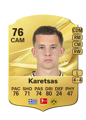 Karetsas - 76 - Rare EA FC 27 card