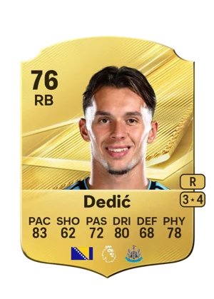 Dedić - 76 - Rare EA FC 27 card