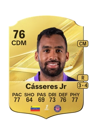 Cásseres Jr - 76 - Rare EA FC 27 card