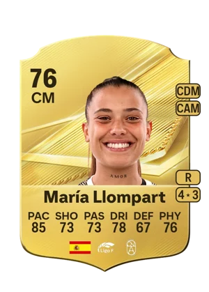 María Llompart - 76 - Rare EA FC 27 card