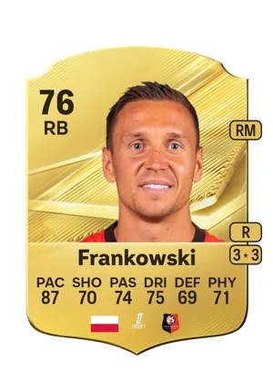 Frankowski - 76 - Rare EA FC 27 card